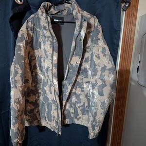 New Men's Camo Puffer Coat